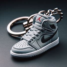 Read more about the article Air Jordan 1 Mid Light Smoke Grey Keychain: A Miniature Marvel in Sneaker Culture